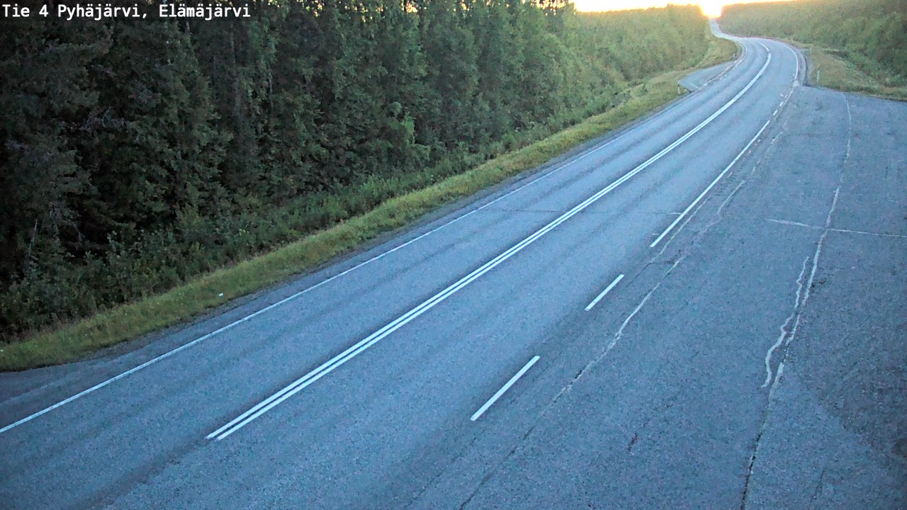 Kelikamerat Kuva Tie 4 Pyhäjärvi, Elämäjärvi, Pyhäjärvi, Pohjois-Pohjanmaa