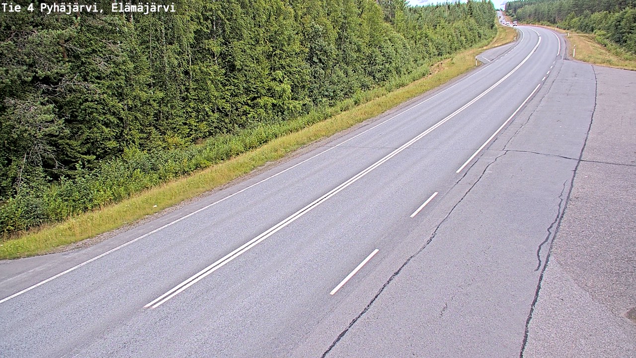 Kelikamerat Kuva Tie 4 Pyhäjärvi, Elämäjärvi, Pyhäjärvi, Pohjois-Pohjanmaa