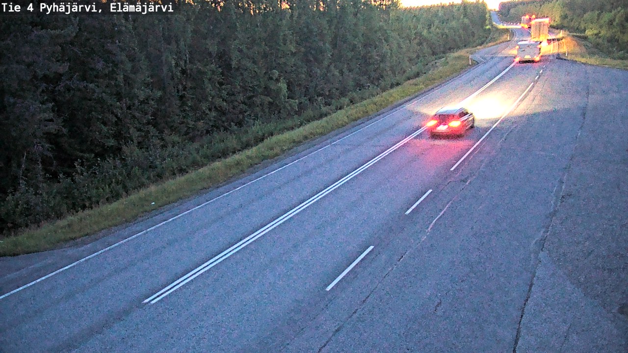 Kelikamerat Kuva Tie 4 Pyhäjärvi, Elämäjärvi, Pyhäjärvi, Pohjois-Pohjanmaa