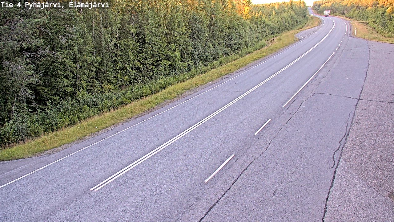 Kelikamerat Kuva Tie 4 Pyhäjärvi, Elämäjärvi, Pyhäjärvi, Pohjois-Pohjanmaa