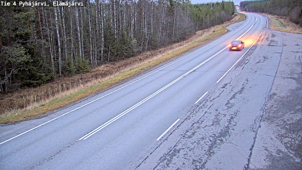 Kelikamerat Kuva Tie 4 Pyhäjärvi, Elämäjärvi, Pyhäjärvi, Pohjois-Pohjanmaa