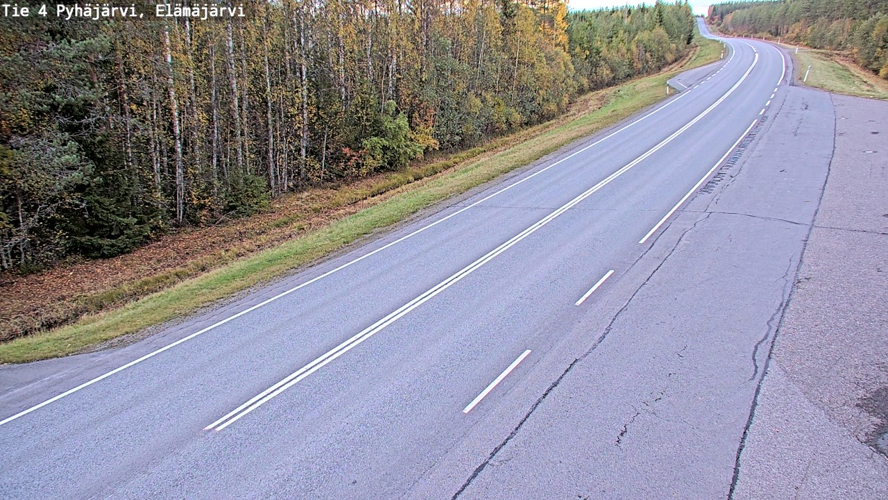 Kelikamerat Kuva Tie 4 Pyhäjärvi, Elämäjärvi, Pyhäjärvi, Pohjois-Pohjanmaa