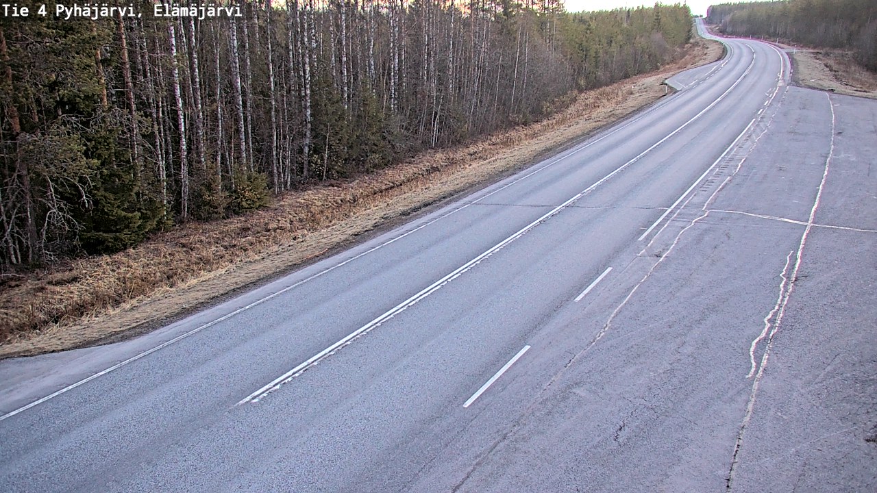 Kelikamerat Kuva Tie 4 Pyhäjärvi, Elämäjärvi, Pyhäjärvi, Pohjois-Pohjanmaa