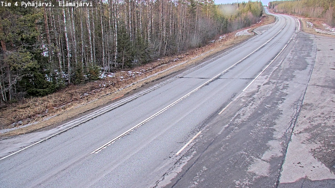 Kelikamerat Kuva Tie 4 Pyhäjärvi, Elämäjärvi, Pyhäjärvi, Pohjois-Pohjanmaa