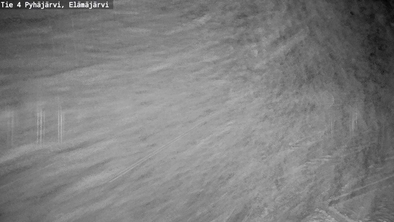 Weather Camera Image Väg 4 Pyhäjärvi, Elämäjärvi, Pyhäjärvi, Pohjois-Pohjanmaa