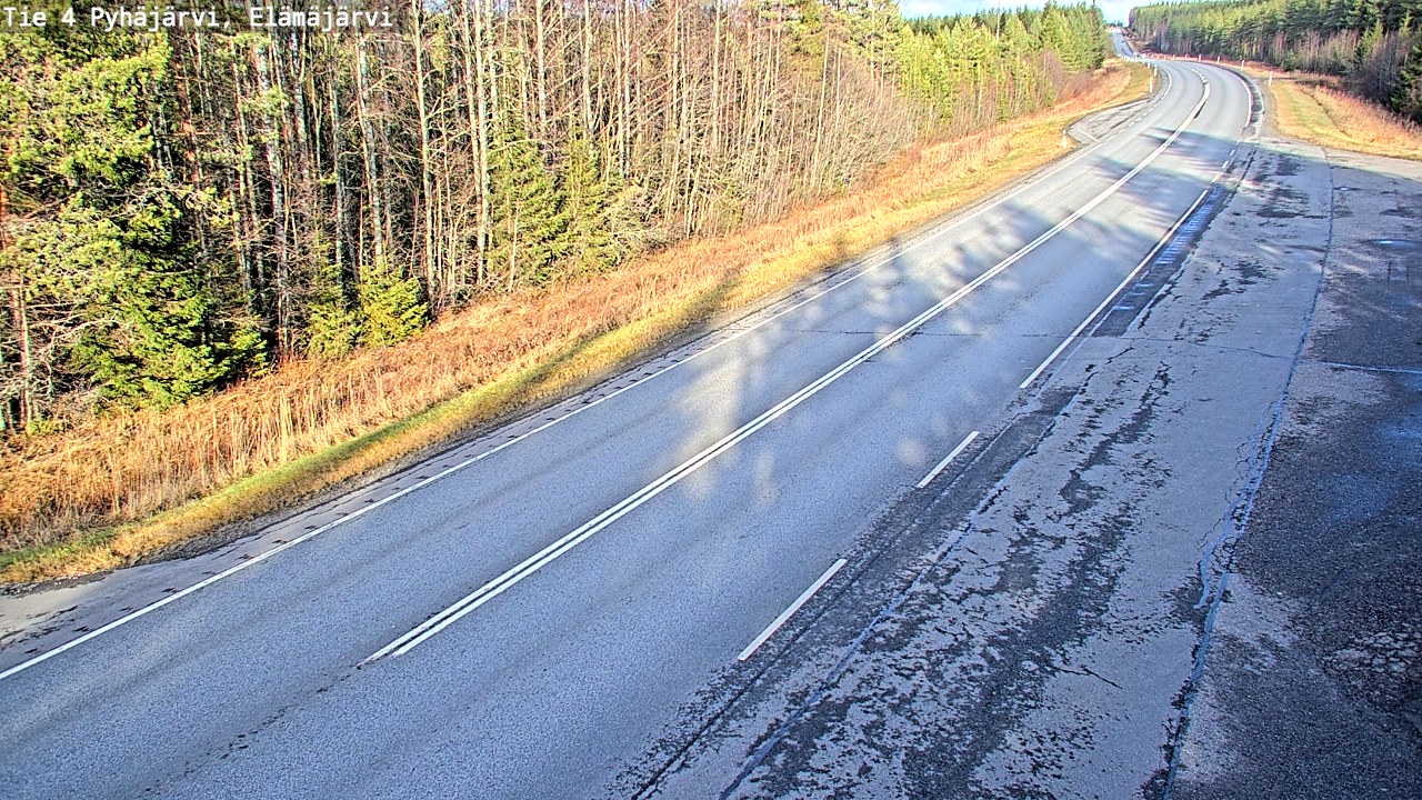 Kelikamerat Kuva Tie 4 Pyhäjärvi, Elämäjärvi, Pyhäjärvi, Pohjois-Pohjanmaa