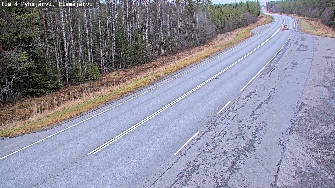 Kelikamerat Kuva Tie 4 Pyhäjärvi, Elämäjärvi, Pyhäjärvi, Pohjois-Pohjanmaa