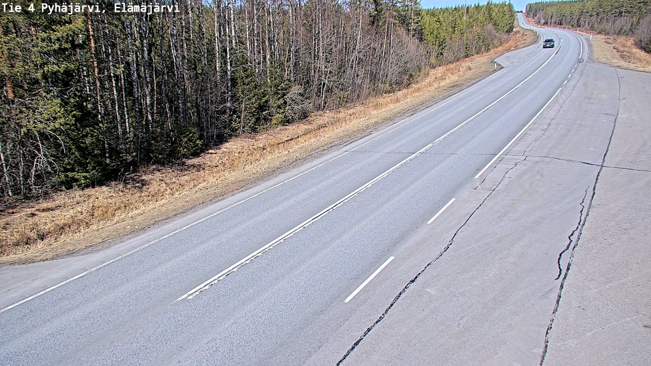 Kelikamerat Kuva Tie 4 Pyhäjärvi, Elämäjärvi, Pyhäjärvi, Pohjois-Pohjanmaa