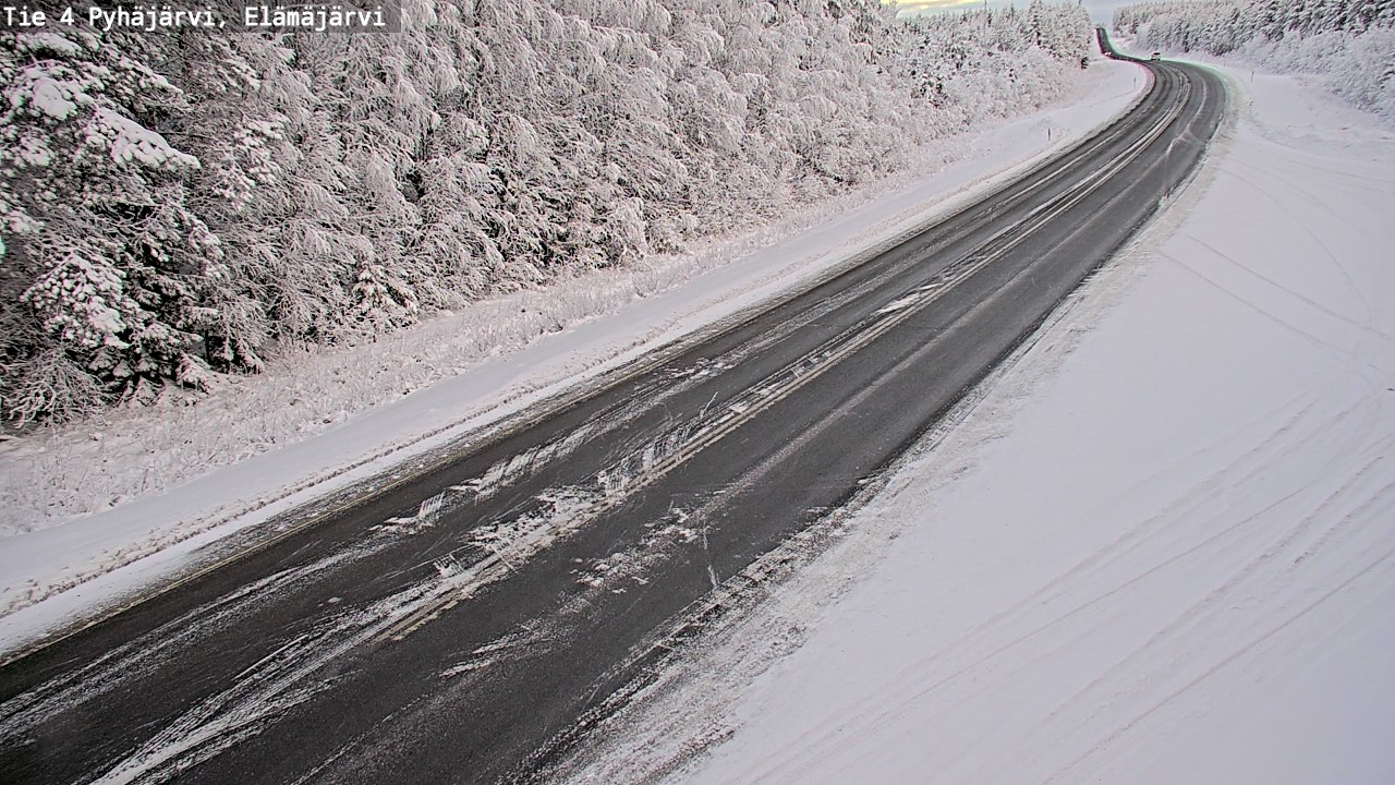 Kelikamerat Kuva Tie 4 Pyhäjärvi, Elämäjärvi, Pyhäjärvi, Pohjois-Pohjanmaa