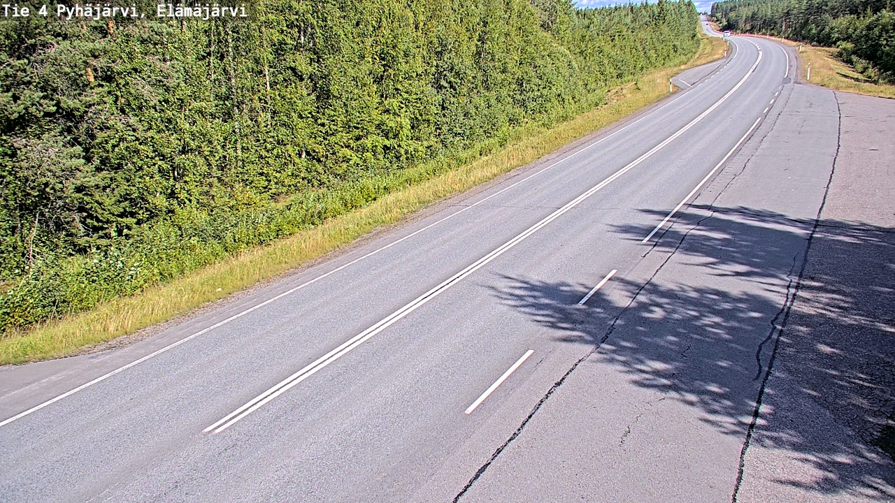 Kelikamerat Kuva Tie 4 Pyhäjärvi, Elämäjärvi, Pyhäjärvi, Pohjois-Pohjanmaa