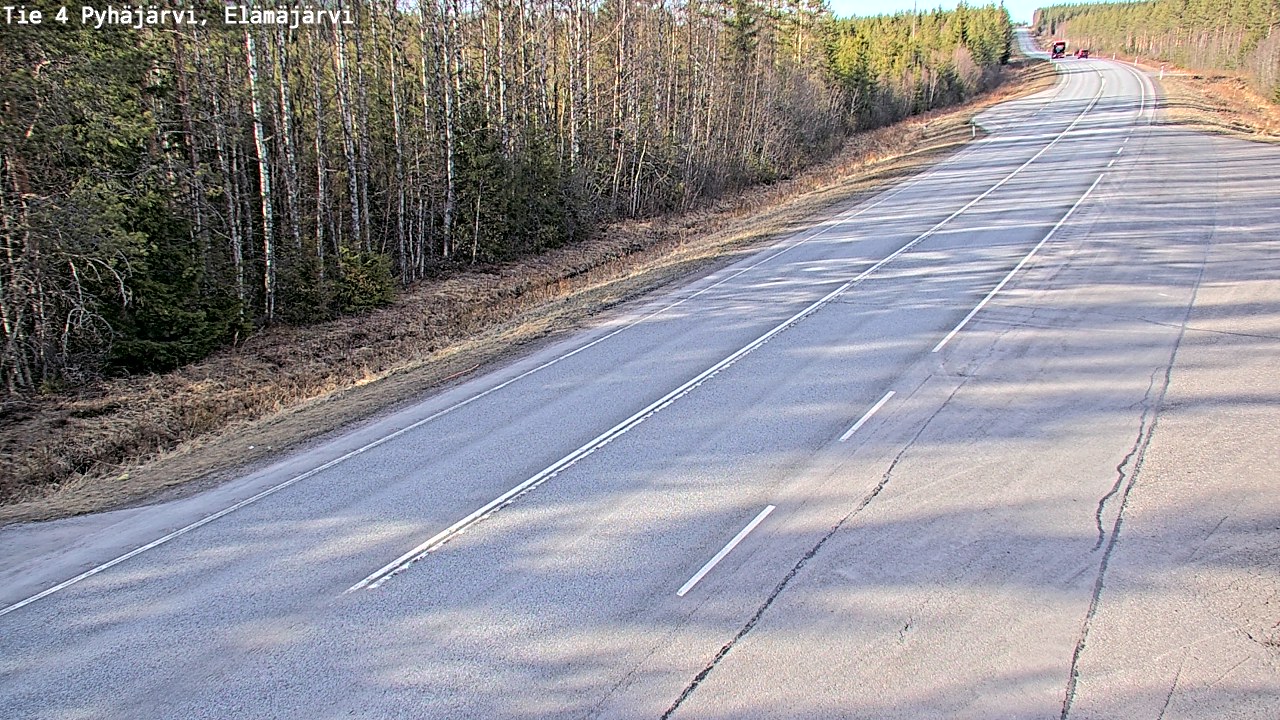 Kelikamerat Kuva Tie 4 Pyhäjärvi, Elämäjärvi, Pyhäjärvi, Pohjois-Pohjanmaa