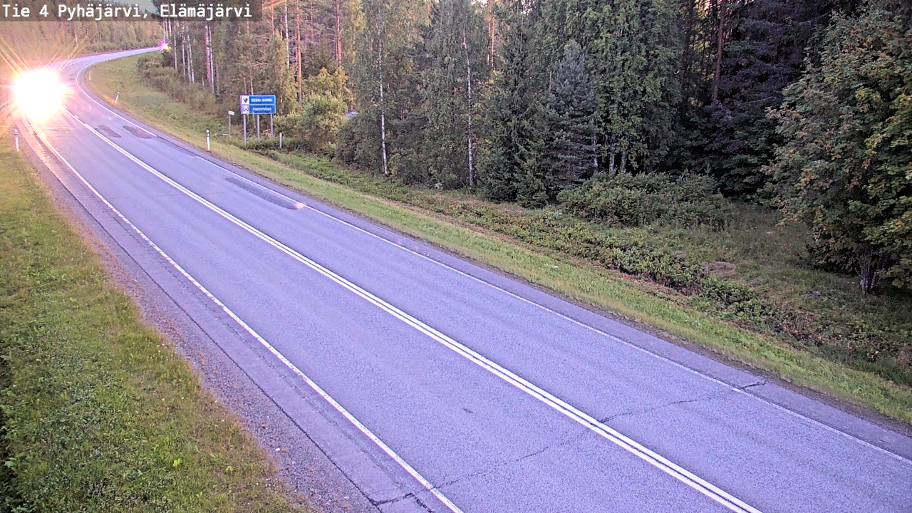 Kelikamerat Kuva Tie 4 Pyhäjärvi, Elämäjärvi, Pyhäjärvi, Pohjois-Pohjanmaa