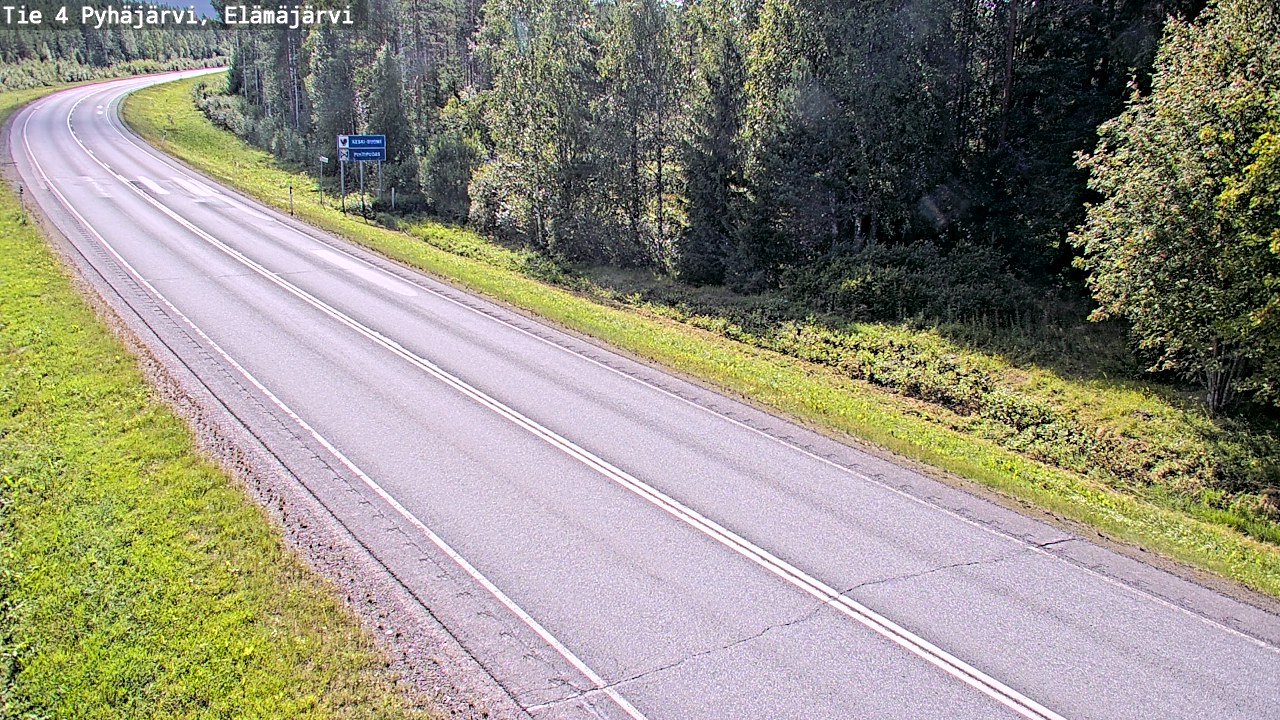 Kelikamerat Kuva Tie 4 Pyhäjärvi, Elämäjärvi, Pyhäjärvi, Pohjois-Pohjanmaa
