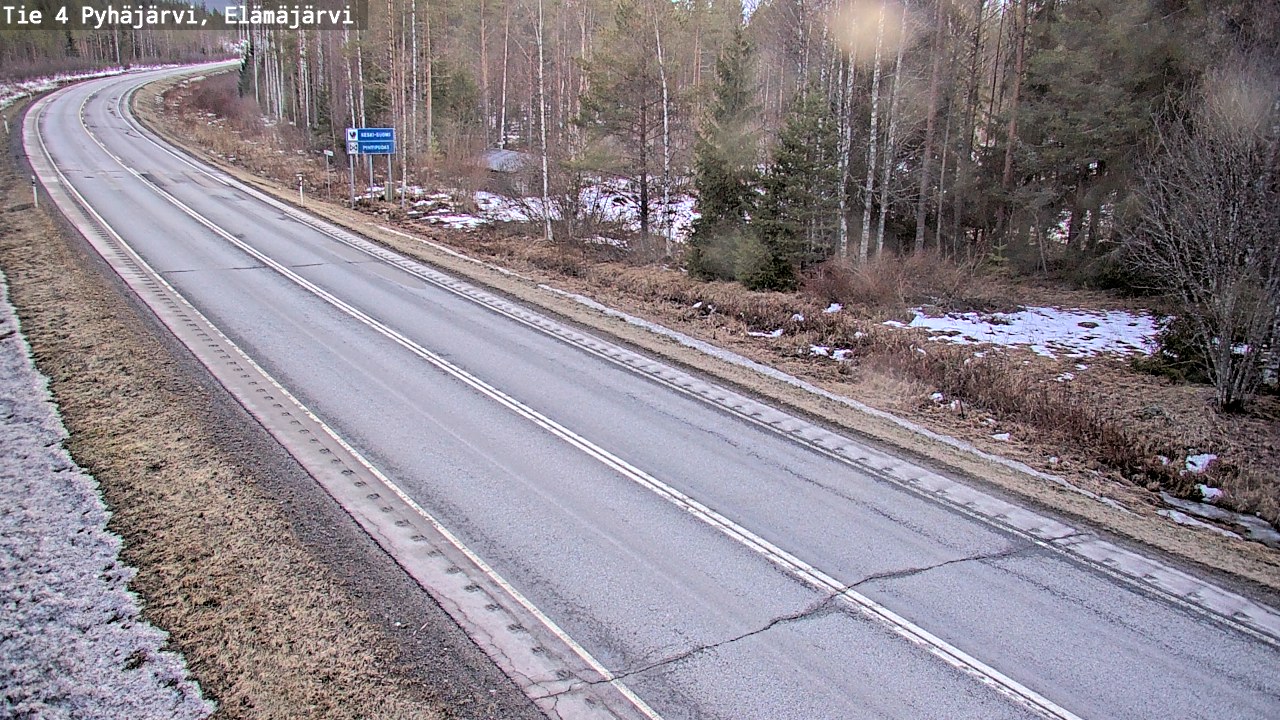 Kelikamerat Kuva Tie 4 Pyhäjärvi, Elämäjärvi, Pyhäjärvi, Pohjois-Pohjanmaa