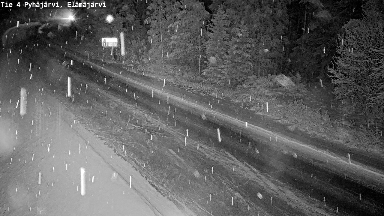 Kelikamerat Kuva Tie 4 Pyhäjärvi, Elämäjärvi, Pyhäjärvi, Pohjois-Pohjanmaa