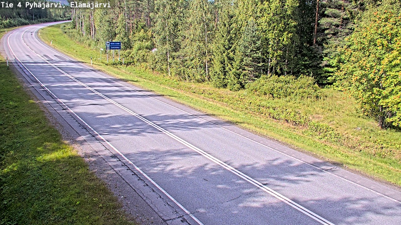 Kelikamerat Kuva Tie 4 Pyhäjärvi, Elämäjärvi, Pyhäjärvi, Pohjois-Pohjanmaa