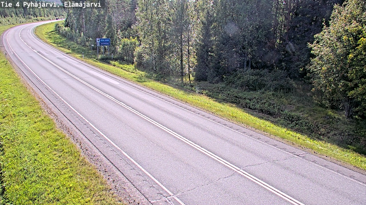 Kelikamerat Kuva Tie 4 Pyhäjärvi, Elämäjärvi, Pyhäjärvi, Pohjois-Pohjanmaa