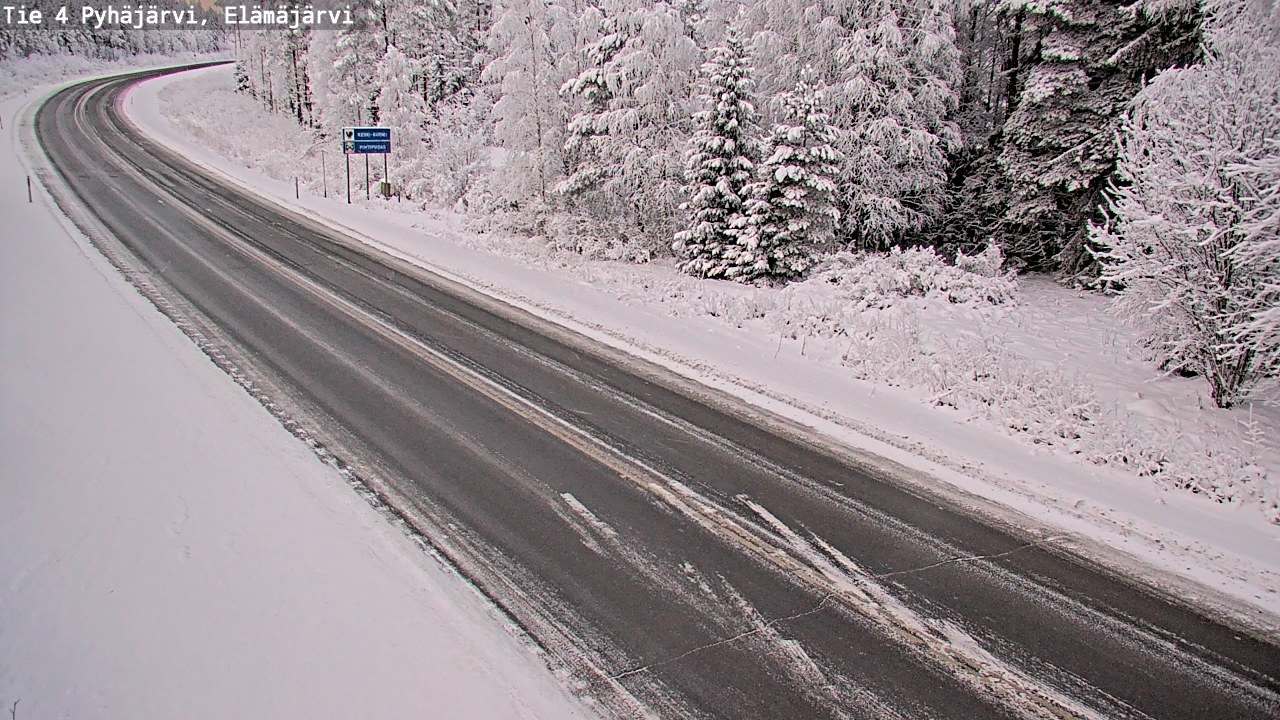 Kelikamerat Kuva Tie 4 Pyhäjärvi, Elämäjärvi, Pyhäjärvi, Pohjois-Pohjanmaa