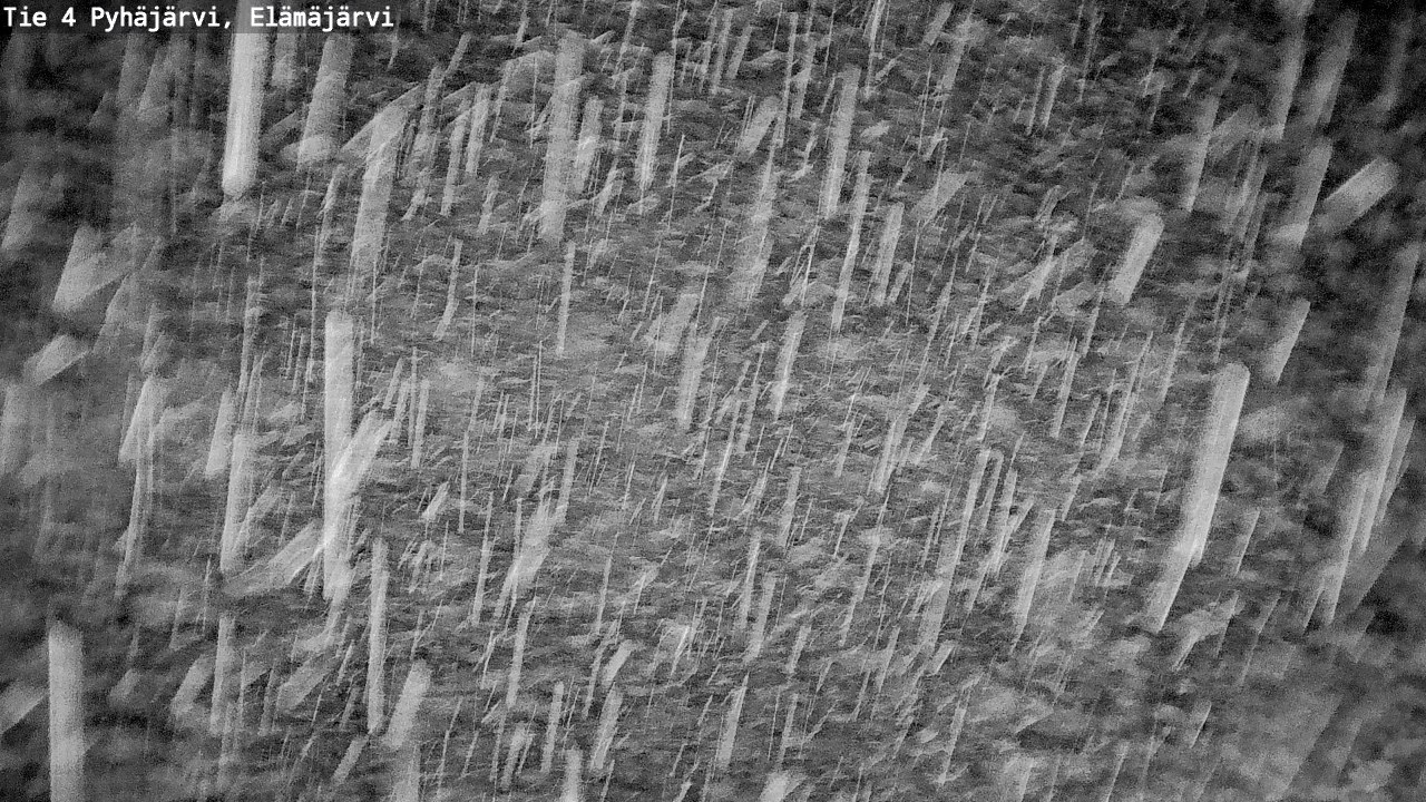 Weather Camera Image Väg 4 Pyhäjärvi, Elämäjärvi, Pyhäjärvi, Pohjois-Pohjanmaa