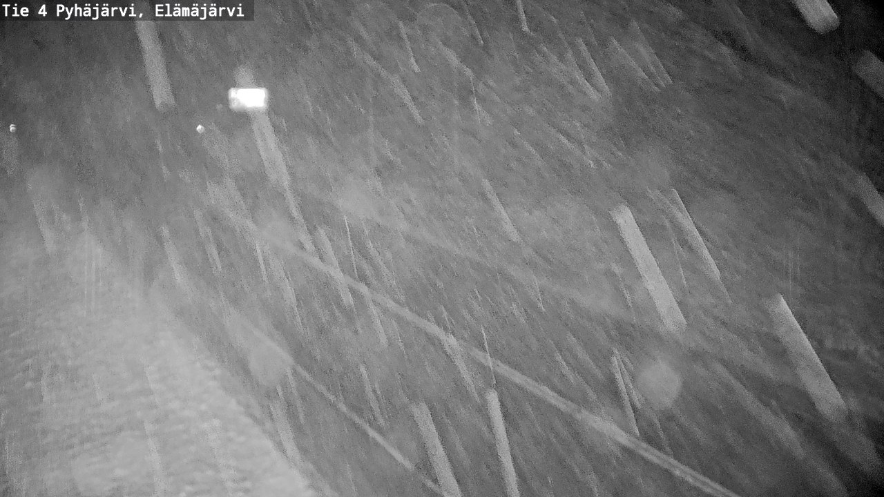 Weather Camera Image Väg 4 Pyhäjärvi, Elämäjärvi, Pyhäjärvi, Pohjois-Pohjanmaa