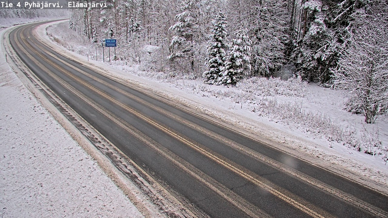 Kelikamerat Kuva Tie 4 Pyhäjärvi, Elämäjärvi, Pyhäjärvi, Pohjois-Pohjanmaa