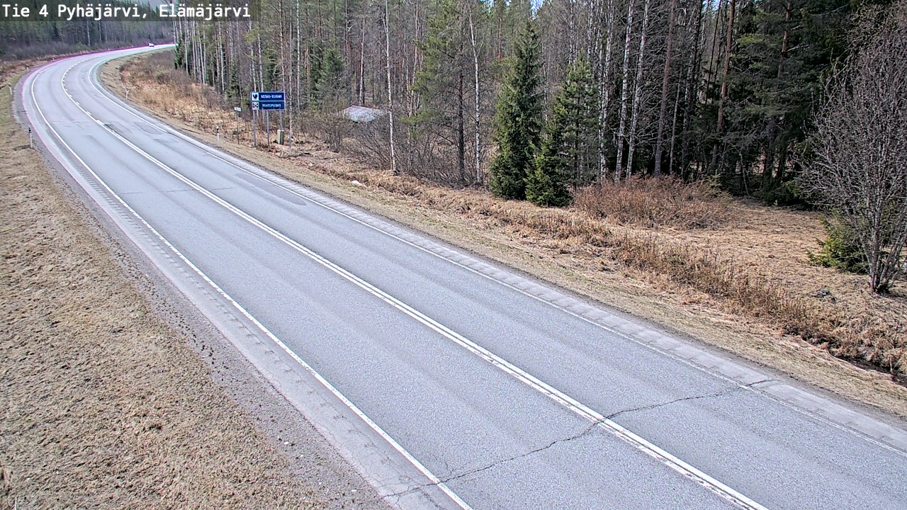 Kelikamerat Kuva Tie 4 Pyhäjärvi, Elämäjärvi, Pyhäjärvi, Pohjois-Pohjanmaa