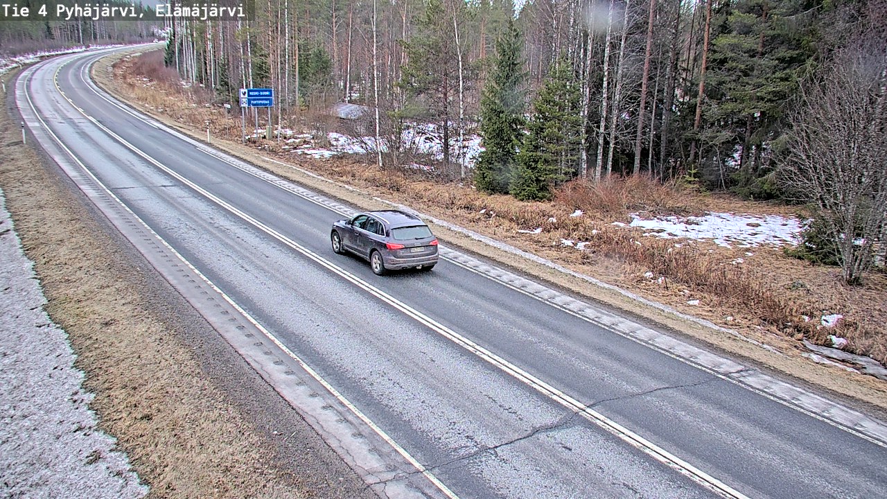 Kelikamerat Kuva Tie 4 Pyhäjärvi, Elämäjärvi, Pyhäjärvi, Pohjois-Pohjanmaa