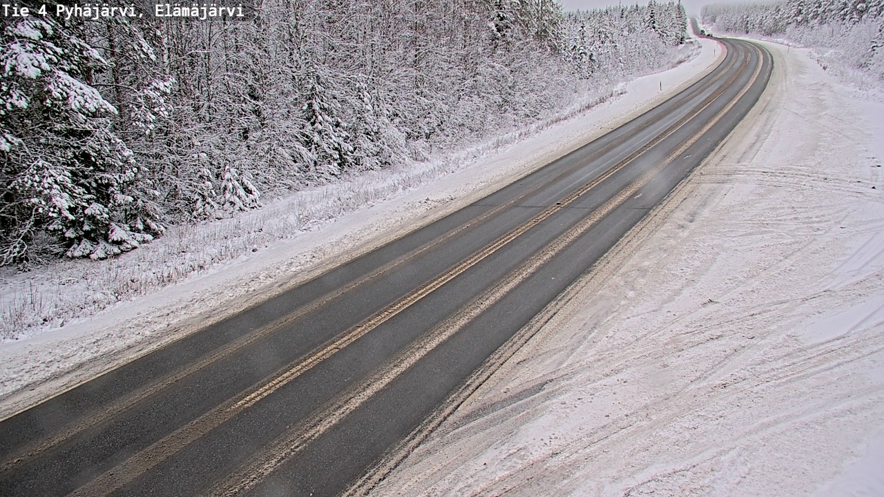 Kelikamerat Kuva Tie 4 Pyhäjärvi, Elämäjärvi, Pyhäjärvi, Pohjois-Pohjanmaa