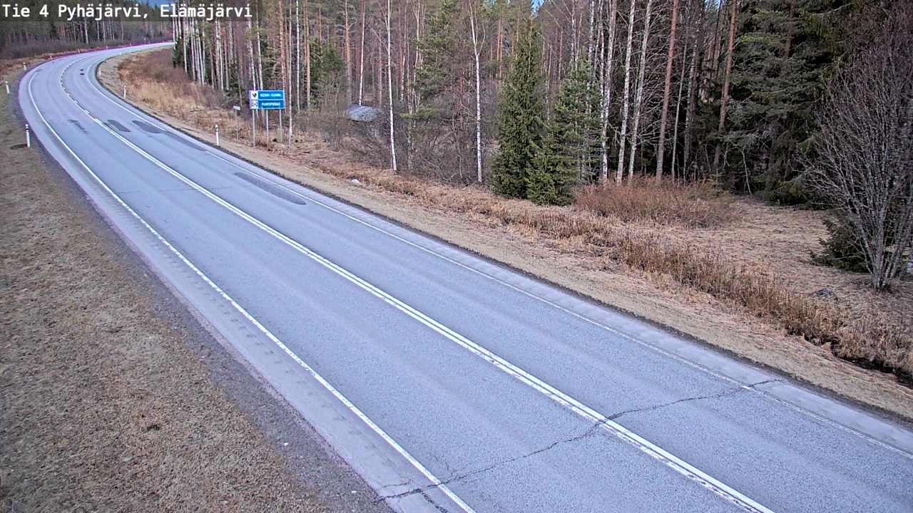 Kelikamerat Kuva Tie 4 Pyhäjärvi, Elämäjärvi, Pyhäjärvi, Pohjois-Pohjanmaa