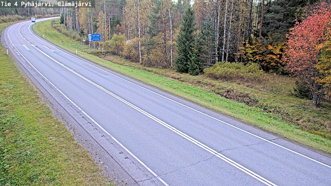 Kelikamerat Kuva Tie 4 Pyhäjärvi, Elämäjärvi, Pyhäjärvi, Pohjois-Pohjanmaa
