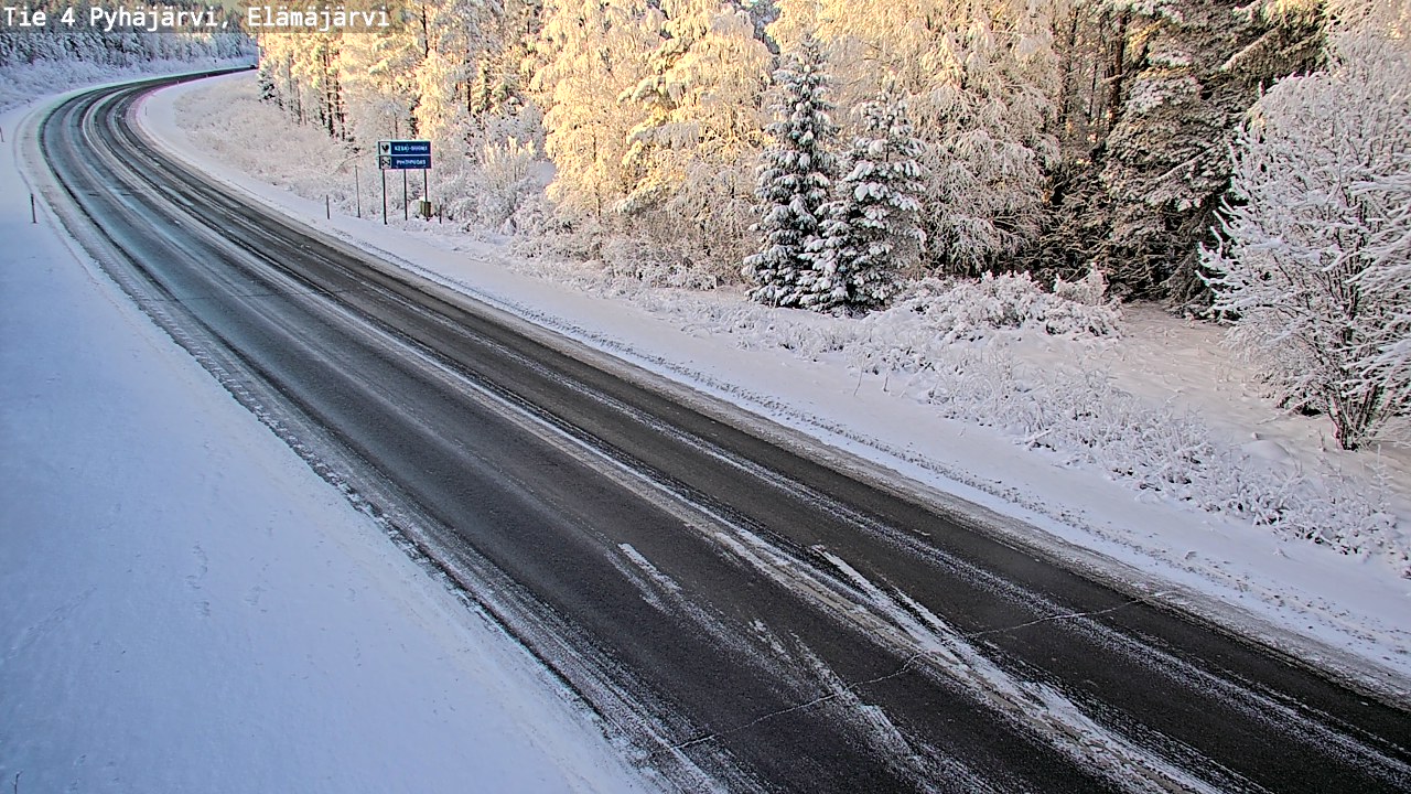 Kelikamerat Kuva Tie 4 Pyhäjärvi, Elämäjärvi, Pyhäjärvi, Pohjois-Pohjanmaa