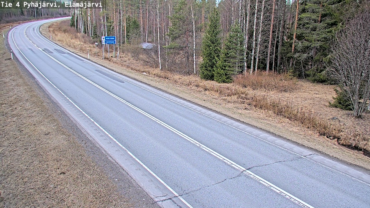 Kelikamerat Kuva Tie 4 Pyhäjärvi, Elämäjärvi, Pyhäjärvi, Pohjois-Pohjanmaa