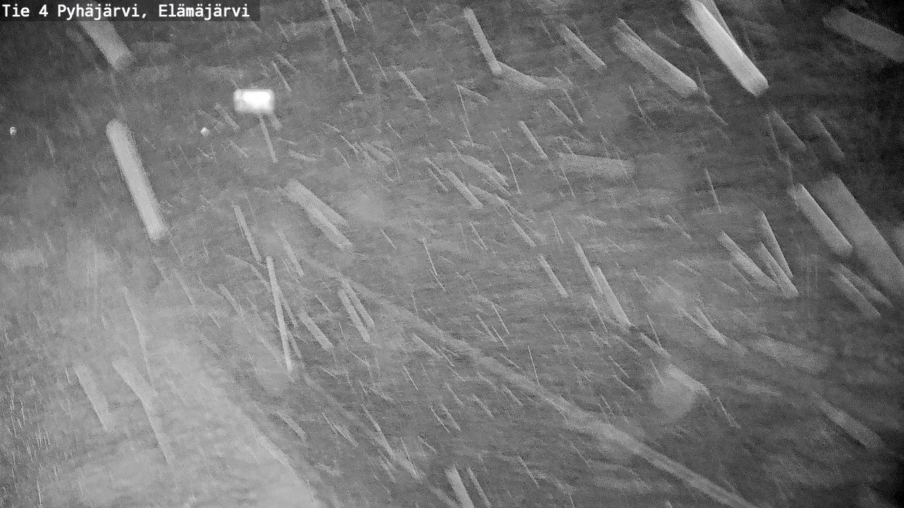 Weather Camera Image Väg 4 Pyhäjärvi, Elämäjärvi, Pyhäjärvi, Pohjois-Pohjanmaa