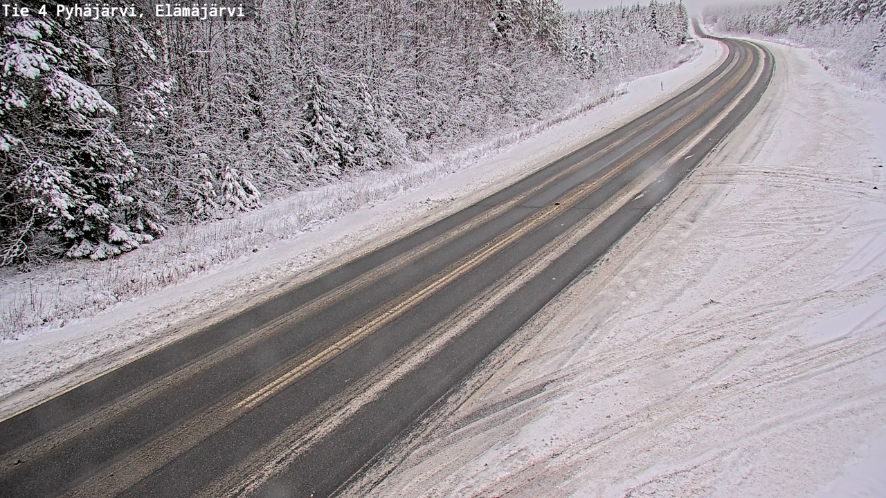 Kelikamerat Kuva Tie 4 Pyhäjärvi, Elämäjärvi, Pyhäjärvi, Pohjois-Pohjanmaa