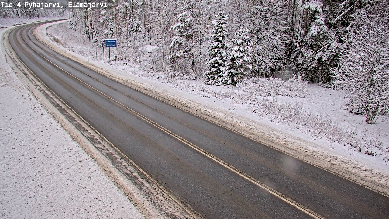 Kelikamerat Kuva Tie 4 Pyhäjärvi, Elämäjärvi, Pyhäjärvi, Pohjois-Pohjanmaa