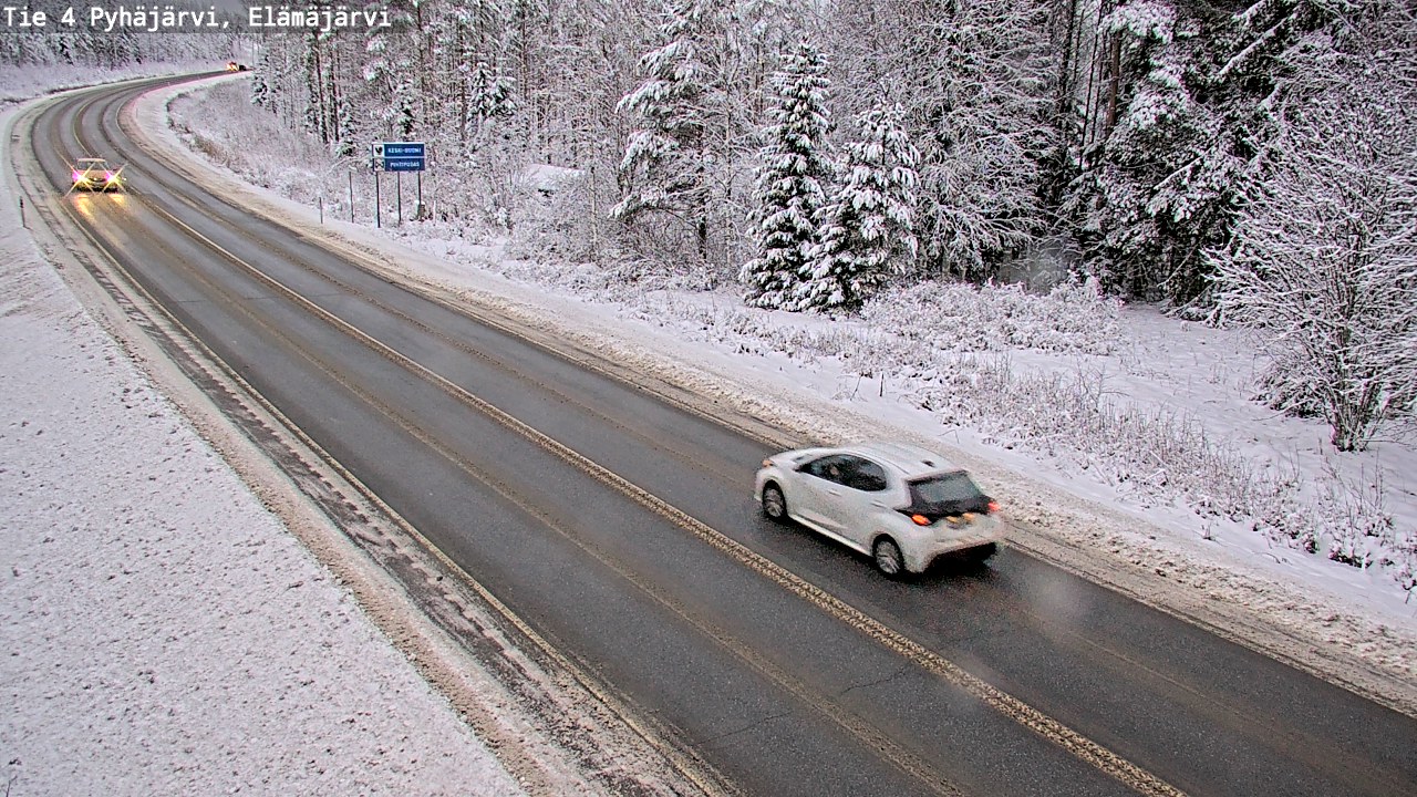Kelikamerat Kuva Tie 4 Pyhäjärvi, Elämäjärvi, Pyhäjärvi, Pohjois-Pohjanmaa
