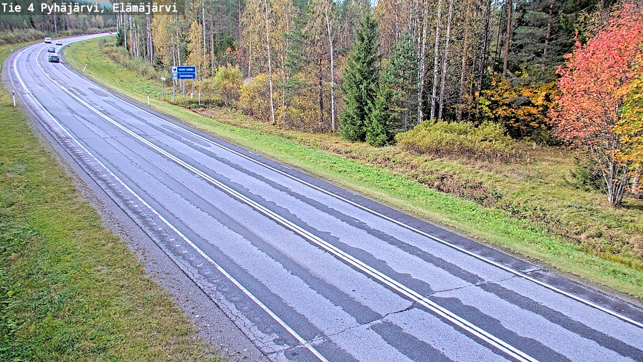 Kelikamerat Kuva Tie 4 Pyhäjärvi, Elämäjärvi, Pyhäjärvi, Pohjois-Pohjanmaa