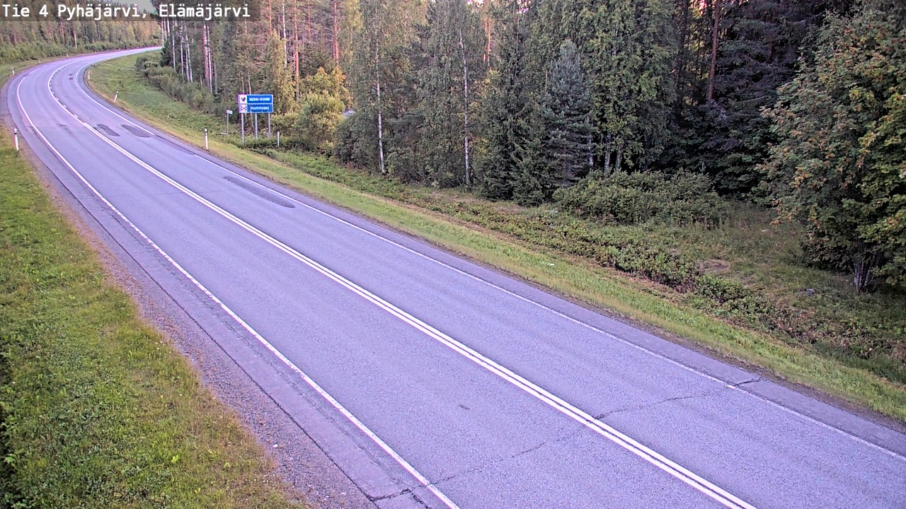 Kelikamerat Kuva Tie 4 Pyhäjärvi, Elämäjärvi, Pyhäjärvi, Pohjois-Pohjanmaa