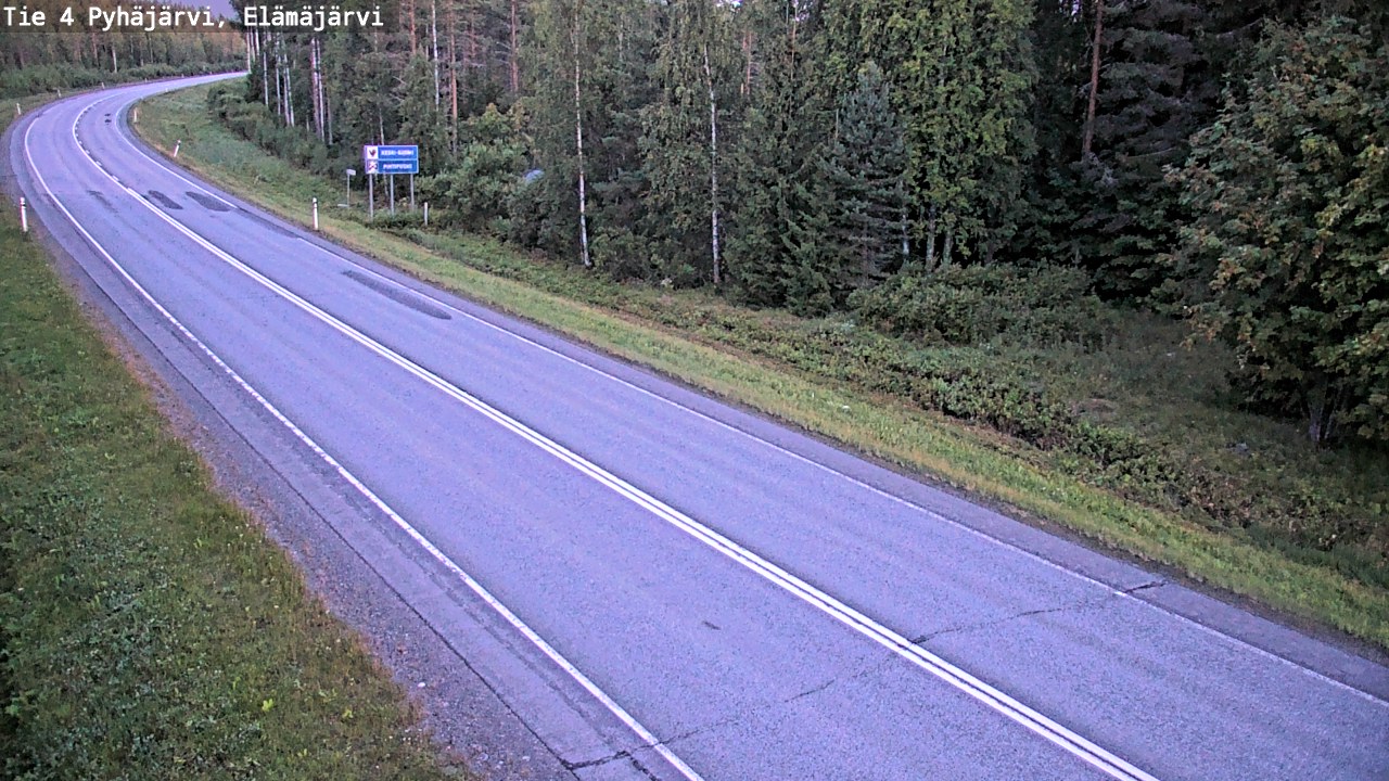 Kelikamerat Kuva Tie 4 Pyhäjärvi, Elämäjärvi, Pyhäjärvi, Pohjois-Pohjanmaa
