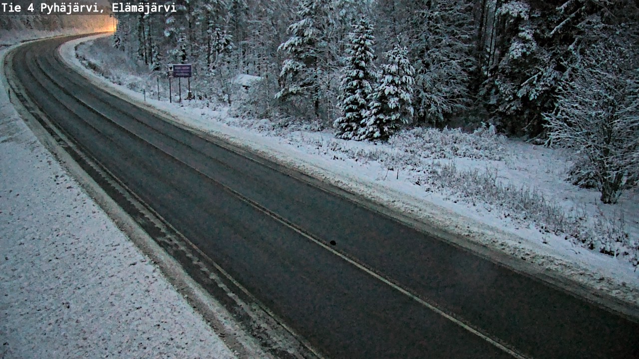 Kelikamerat Kuva Tie 4 Pyhäjärvi, Elämäjärvi, Pyhäjärvi, Pohjois-Pohjanmaa