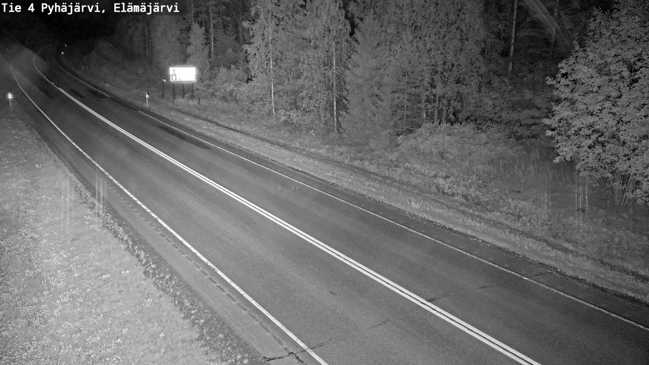 Kelikamerat Kuva Tie 4 Pyhäjärvi, Elämäjärvi, Pyhäjärvi, Pohjois-Pohjanmaa