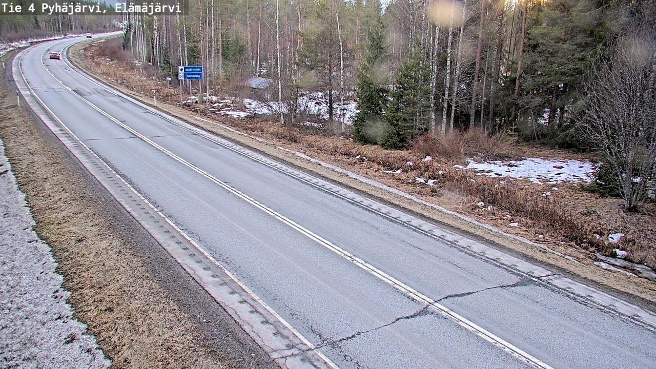 Kelikamerat Kuva Tie 4 Pyhäjärvi, Elämäjärvi, Pyhäjärvi, Pohjois-Pohjanmaa