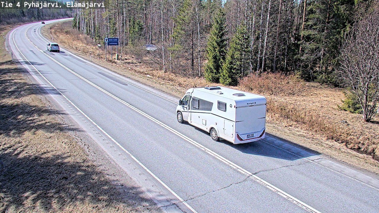 Kelikamerat Kuva Tie 4 Pyhäjärvi, Elämäjärvi, Pyhäjärvi, Pohjois-Pohjanmaa