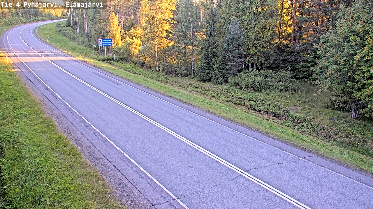 Kelikamerat Kuva Tie 4 Pyhäjärvi, Elämäjärvi, Pyhäjärvi, Pohjois-Pohjanmaa