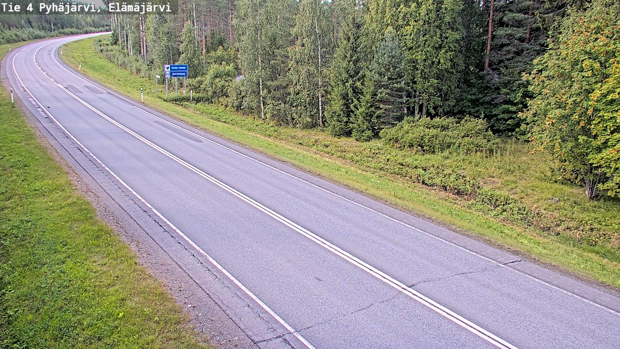 Kelikamerat Kuva Tie 4 Pyhäjärvi, Elämäjärvi, Pyhäjärvi, Pohjois-Pohjanmaa