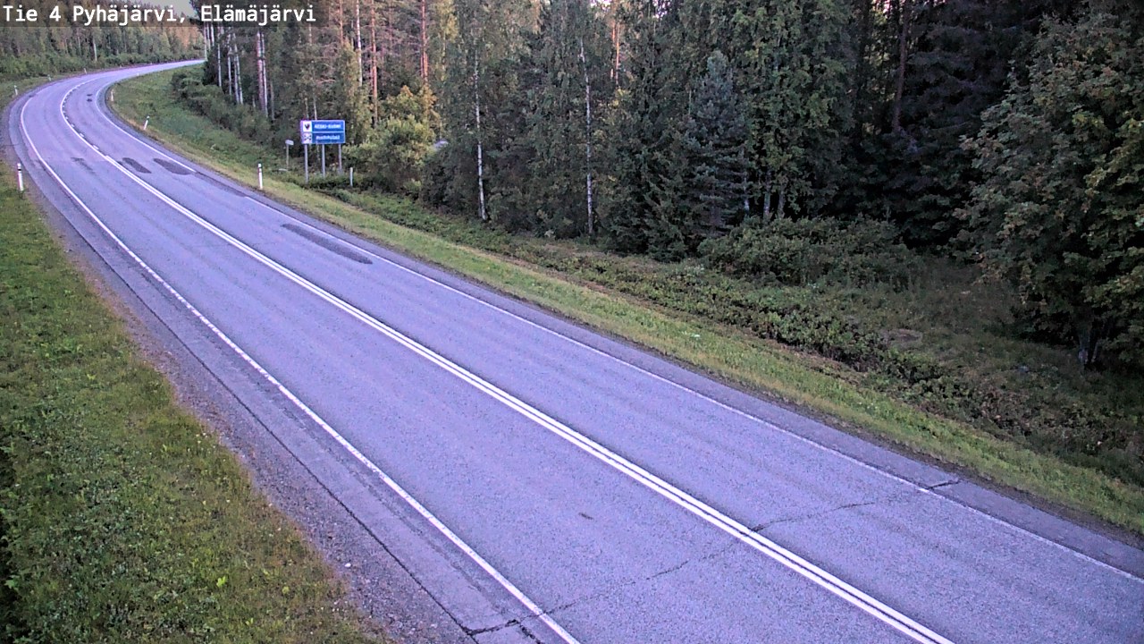 Kelikamerat Kuva Tie 4 Pyhäjärvi, Elämäjärvi, Pyhäjärvi, Pohjois-Pohjanmaa
