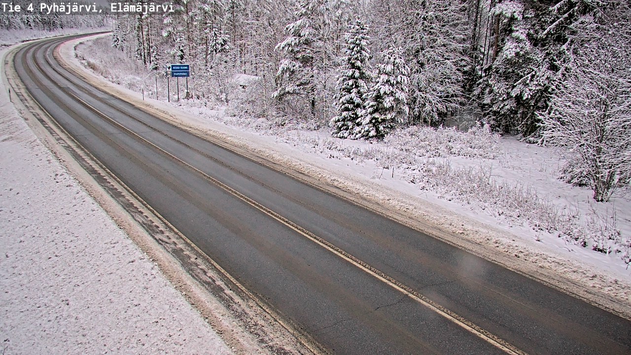 Kelikamerat Kuva Tie 4 Pyhäjärvi, Elämäjärvi, Pyhäjärvi, Pohjois-Pohjanmaa