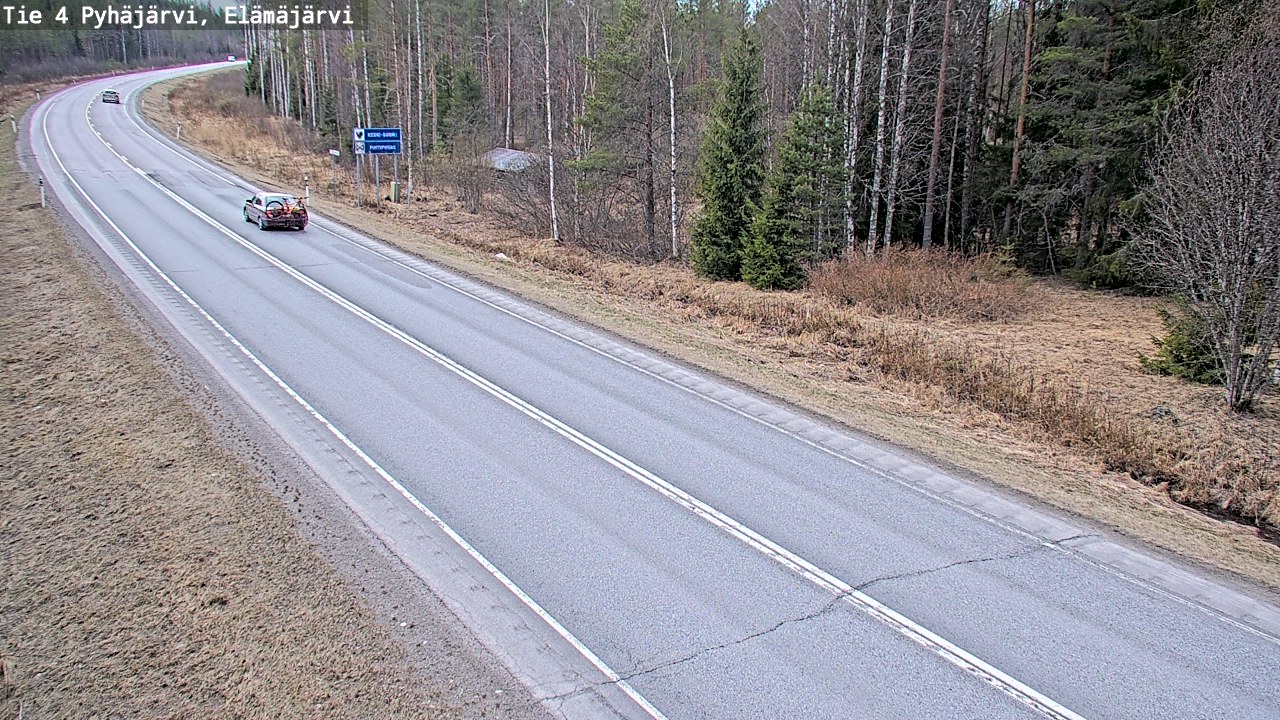 Kelikamerat Kuva Tie 4 Pyhäjärvi, Elämäjärvi, Pyhäjärvi, Pohjois-Pohjanmaa
