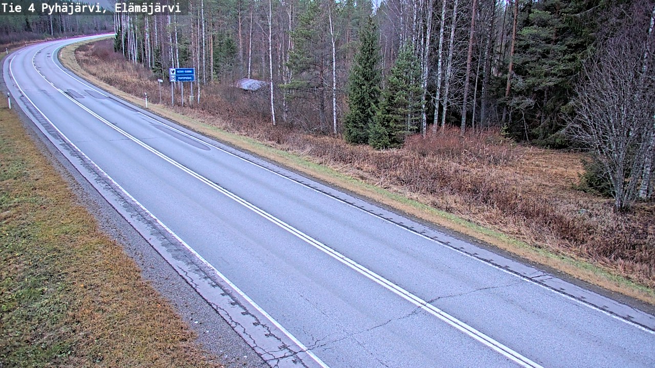 Kelikamerat Kuva Tie 4 Pyhäjärvi, Elämäjärvi, Pyhäjärvi, Pohjois-Pohjanmaa