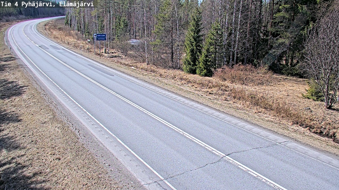 Kelikamerat Kuva Tie 4 Pyhäjärvi, Elämäjärvi, Pyhäjärvi, Pohjois-Pohjanmaa